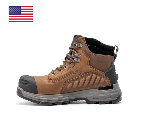 Chinook Wildwood 6” Waterproof Composite Toe Brown Boot - Made in USA