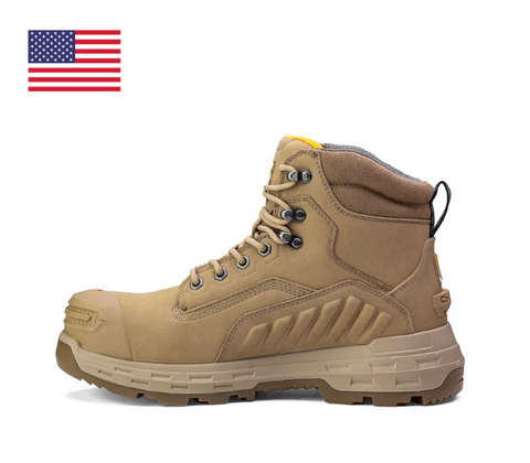 Chinook Wildwood 6” Waterproof Composite Toe Boot - Stone - Made in USA