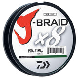 Daiwa J-Braid X8 165 yd Spools