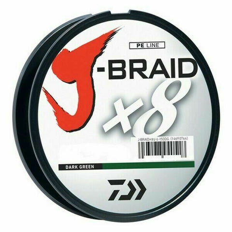 Daiwa J-Braid X8 330 yd Spools