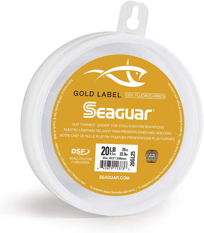 Seaguar Gold Label Fluorocarbon Leader 25yds