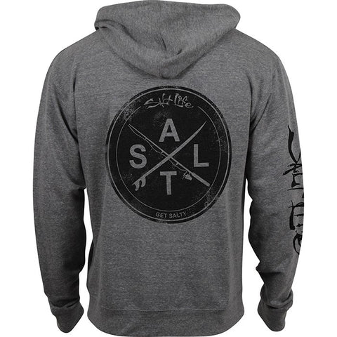 salt life men's stacked hoodie