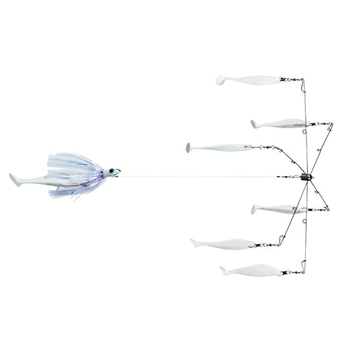 Rock Fish Candy 6-Arm Umbrella Rig with 4oz Chaser