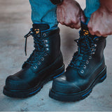 Chinook Black Waterproof Steel Toe Tarantula Boots