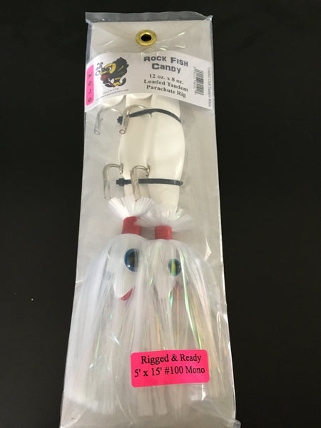 Rock Fish Candy Tandem Mojo Rig 12oz x 8oz White – Jack's Tackle