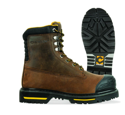Chinook Brown Steel Toe Tarantula Boots